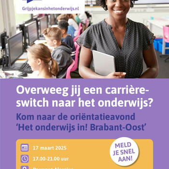 Heb je wel eens nagedacht over een baan in het onderwijs?